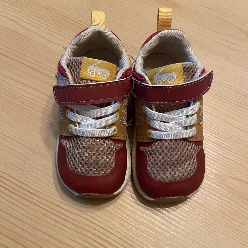 See Kai Run Kids Red and Yellow Sneakers